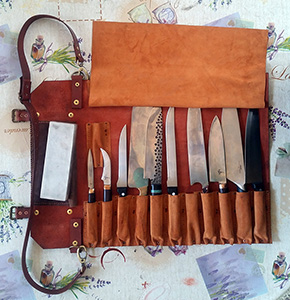 JN Handmade Leather Roll Bags LS9e